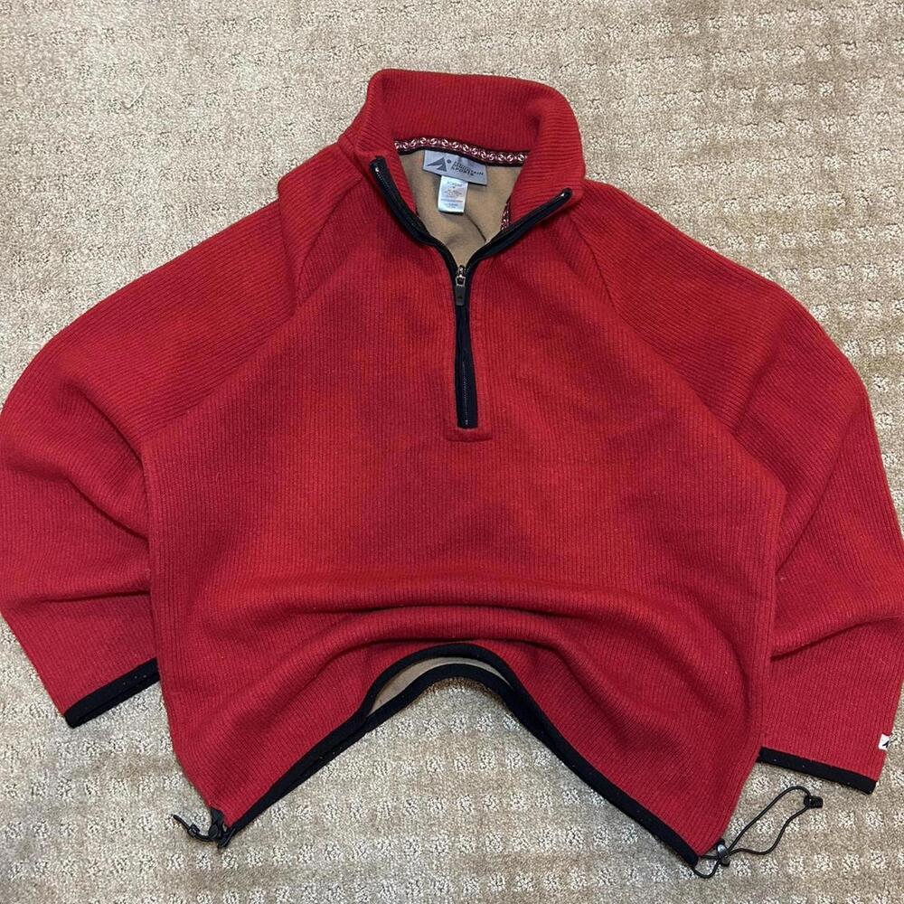 Eastern mountain sports quarter-zip crewneck